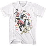 Billy Joel - Stars - American Classics - Solid White Adult Short Sleeve T-Shirt