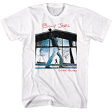 Billy Joel - Glass Houses - American Classics - Solid White Adult Short Sleeve T-Shirt