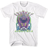 Journey Frontiers Neon American Classics White Solid Adult Short Sleeve T-Shirt