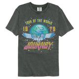 Journey - Tour Of The World - American Classics - Solid Gray Adult Short Sleeve Comfort Color T-Shirt