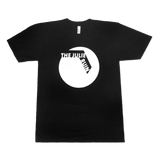 White Circle on Black T-shirt