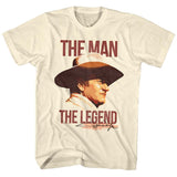 John Wayne - Man Legend - Short Sleeve - Adult - T-Shirt