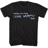 John Wick - Happy Hunting - Short Sleeve - Adult - T-Shirt