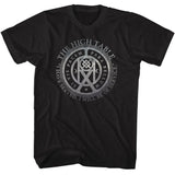 John Wick - High Table Coin Symbol - American Classics - Solid Black Adult Short Sleeve T-Shirt