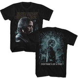 John Wick - Everythings Got A Price - American Classics - Black 2-Sided Adult Short Sleeve T-Shirt