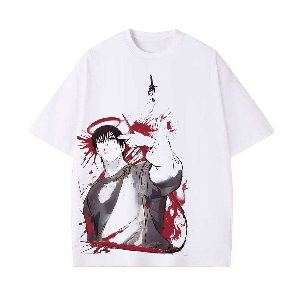 JUJUTSU KAISEN VINTAGE WASHED TEE-[FRONT]