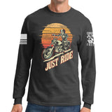 Just Ride Long Sleeve T-shirt Style001
