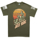 Just Ride Men's T-shirt Style001