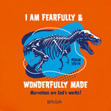 Kerusso Kids T-Shirt Wonderfully Made Dinosaur