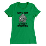 Save The Chubby Unicorns Funny Women's T-Shirt