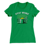 Stay Woke Coffee Funny Women's T-Shirt