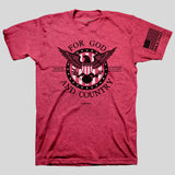 HOLD FAST Mens T-Shirt Honor And Glory God And Country