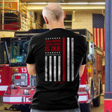HOLD FASTÂ® Menâ€™s T-Shirt Back The Red
