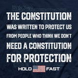 HOLD FAST Mens T-Shirt Constitution