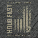 HOLD FAST Mens T-Shirt Duty & Honor