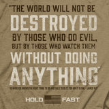 HOLD FAST Mens T-Shirt Einstein