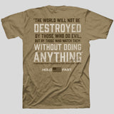 HOLD FAST Mens T-Shirt Einstein