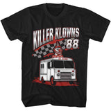 Killer Klowns From Outer Space - Ice Cream Truck - American Classics - Solid Black Adult Short Sleeve T-Shirt