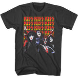 KISS - Lots Of Logos - Short Sleeve - Adult - T-Shirt