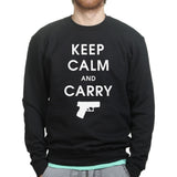 Keep Calm and Carry Mens Sweatshirt Style001