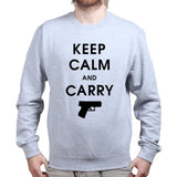 Keep Calm and Carry Mens Sweatshirt Style001