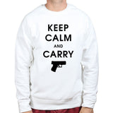 Keep Calm and Carry Mens Sweatshirt