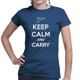 Keep Calm and Carry G19 Ladies T-shirt