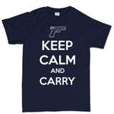 Keep Calm and Carry G19 Mens T-shirt