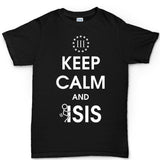 Keep Calm and Fuck Isis Men's T-shirt Style001
