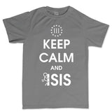 Keep Calm and Fuck Isis Men's T-shirt Style001