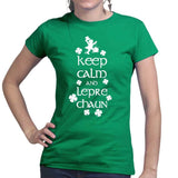 Keep Calm and Leprechaun Ladies T-shirt