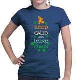 Keep Calm and Leprechaun Ladies T-shirt