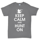 Keep Calm and Hunt On Men's T-shirt Style001