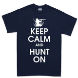 Keep Calm and Hunt On Men's T-shirt Style001