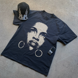 LAUREN HILL HEAVYWEIGHT BLACK T-SHIRT