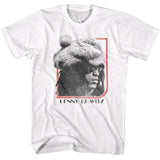 Lenny Kravitz - Framed Head - White Front Print Short Sleeve Solid Adult T-Shirt