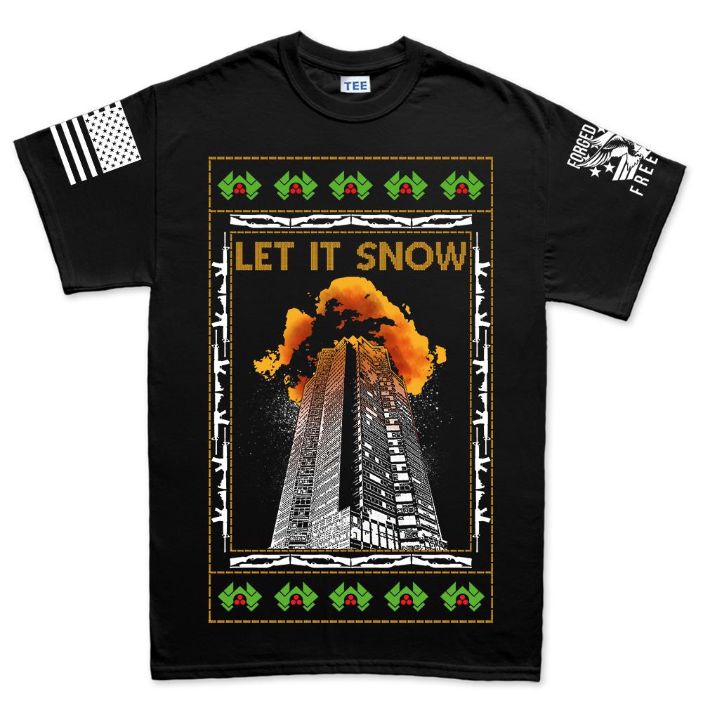 Nakatomi Towers Men's Christmas T-shirt Style001