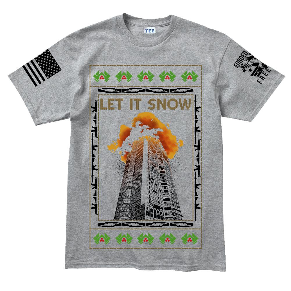 Nakatomi Towers Men's Christmas T-shirt Style001
