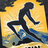 VINTAGE POSTER 'LEYSIN SWITZERLAND' BLACK HEAVYWEIGHT T-SHIRT