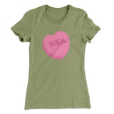 Meh. Candy Heart Funny Women's T-Shirt