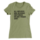 All Inclusive Holiday Themed Women's T-Shirt