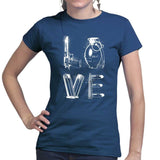 Ladies LOVE Weapons T-shirt Style001