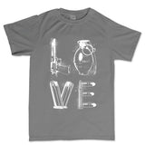 Men's LOVE Weapons T-shirt Style001