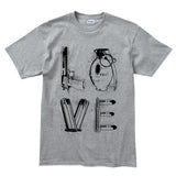 Men's LOVE Weapons T-shirt Style001