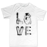 Men's LOVE Weapons T-shirt Style001