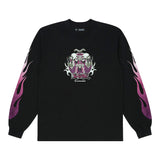 YUGIOH SUMMON SKULL LONG SLEEVE SHIRT (BLACK)