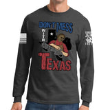 Don't Mess With Texas (Leatherface) Long Sleeve T-shirt