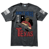 Mens Don't Mess With Texas (Leatherface) T-shirt Style001