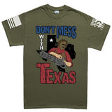 Mens Don't Mess With Texas (Leatherface) T-shirt Style001