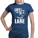 Life At The Lake Ladies T-shirt